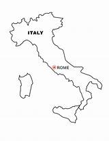 Italy Map Coloring Printable Popular sketch template