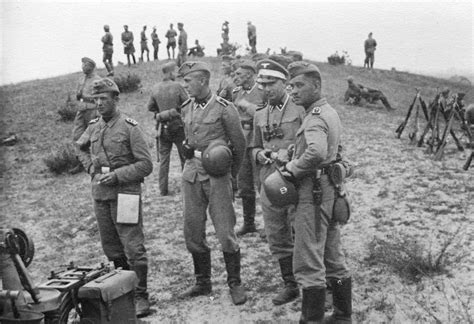 Members Of The Waffen Ss During Training In Occupied Poland