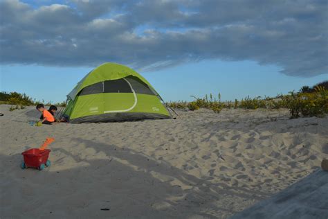 camping  kids  assateague island national seashore