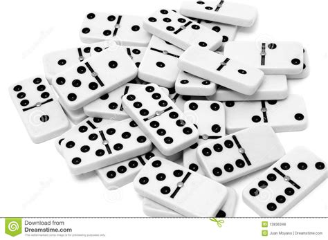 de stukken van de domino stock foto image  punt kaarten