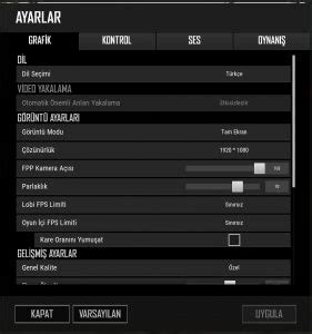 pubg en iyi grafik ayarlari pc techworm