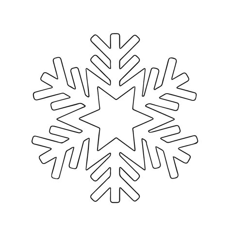 bright light snowflake canvas