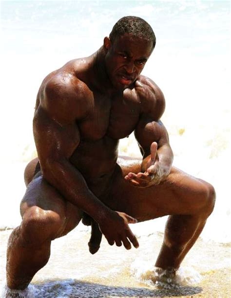 big black muscle men