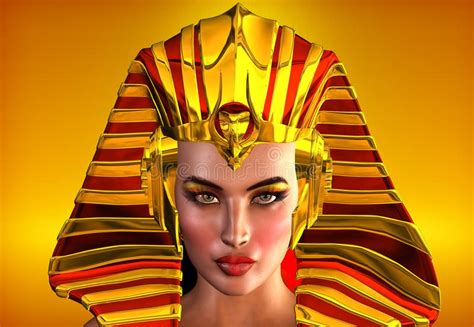 Cleopatra The Face Of Egypt Stock Illustration