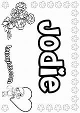 Jodie Pages Coloring Print Hellokids Names Color Online sketch template