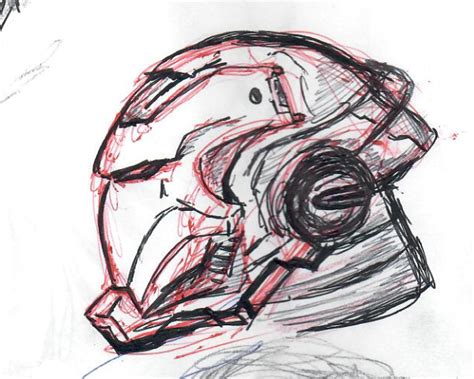iron man helmet concept  dragonfistartist  deviantart