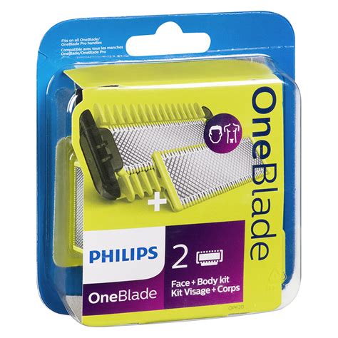 philips oneblade face body replacement heads 2s qp620 50 london