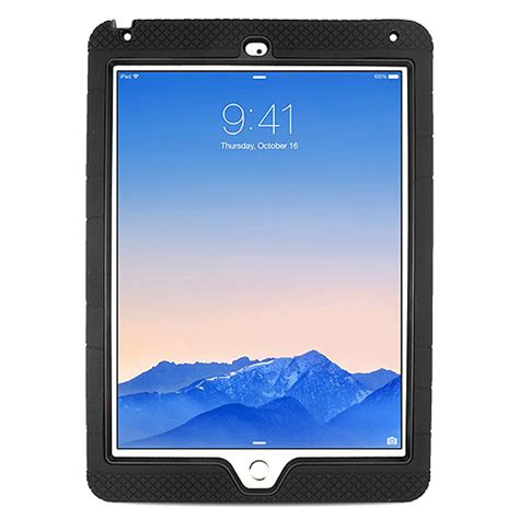 ipad air  case  insten hybrid dual layer stand rubber siliconepc case cover  apple ipad