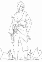 Sasuke Uchiha Xcolorings sketch template