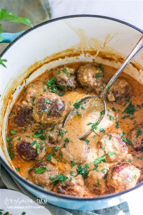 this homemade version of ikea swedish meatballs is a comfort food classic rich savory packed