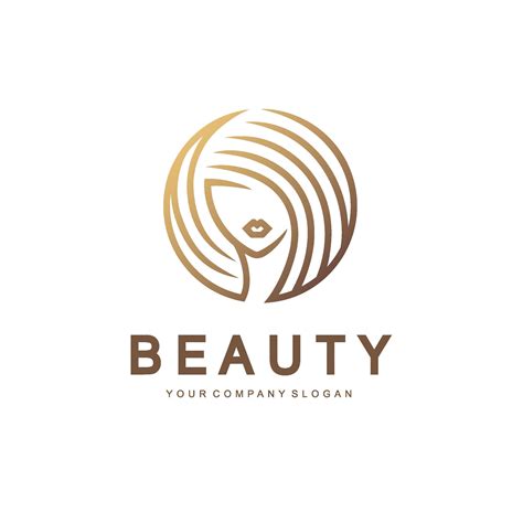 vector logo design  beauty salon hair salon cosmetic