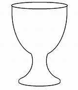 Chalice Goblet Communion sketch template