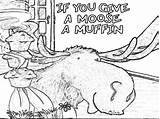 Moose Muffin Dxf Eps sketch template