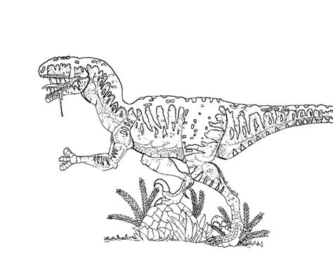 Jurassic World Raptor Coloring Pages At Getdrawings Free Download