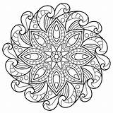 Coloring Pages Mandala Trippy Choose Board sketch template