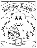 Easter Coloring Pages Kids Printable Monster Spring Color Print Printables Makeitgrateful Fun Book Colouring Number Hunt Adorable Will Sunny Sweet sketch template