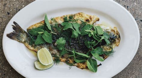 Turmeric Grilled Sea Bass Recipe Sunset Magazine