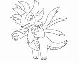Hydreigon Pokemon Coloring Template Pages sketch template