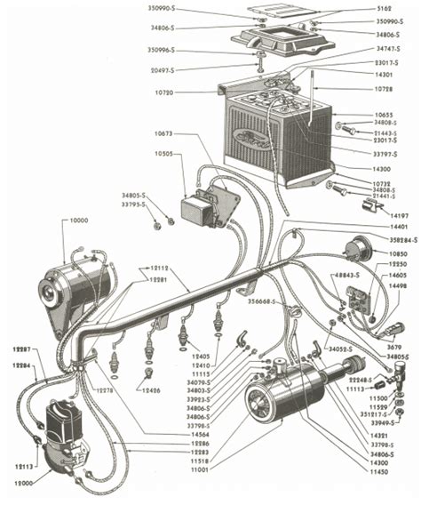 wiring parts  ford   tractors   diagram collection