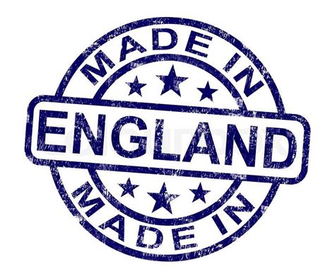 england stamp shows english product  produce stock photo