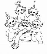 Teletubbies Pages Colouring Coloring Popular Library Clipart Coloringhome sketch template