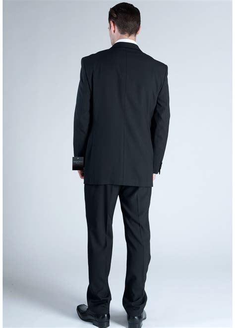 black plain suit tom murphys formal  menswear