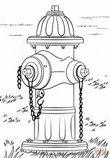 Hydrant Fire Coloring Printable Pages Categories sketch template