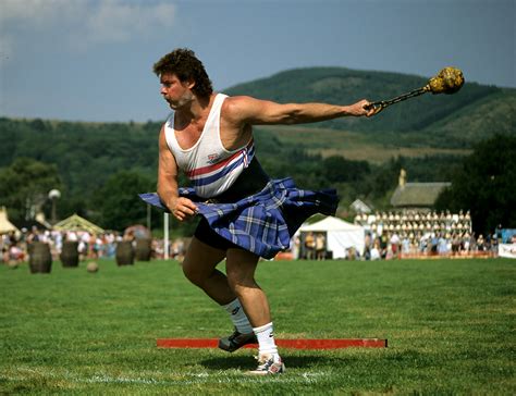 Throwing The Hammer Callendar Highland Games Photo And Image Sports
