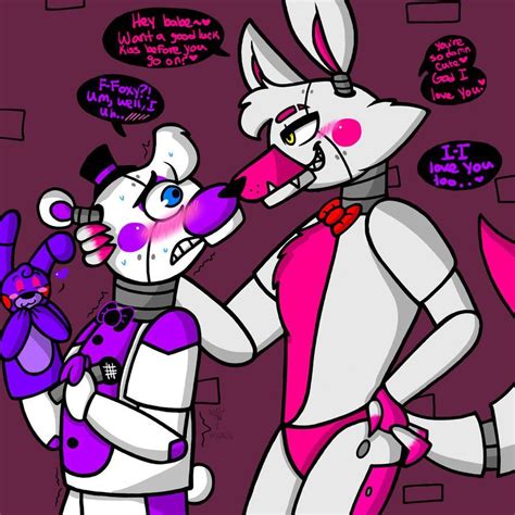 Good Luck Kiss Fnaf Sl Funtime Frexy By Yaoilover113
