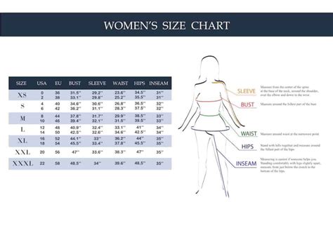 womans clothing size conversion chart pants shirts jackets