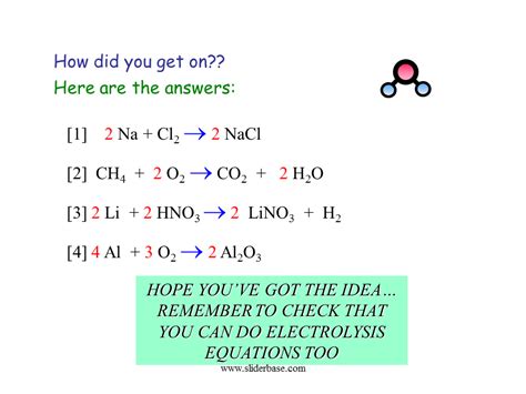 balancing chemical equations   chemistry