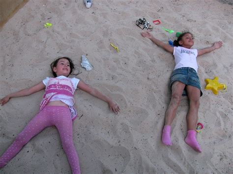 Sand Angels Eden And Anna In The Sandbox At Tompkins Squar… Flickr