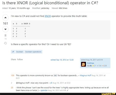 xnor logical biconditional operator   asked  years