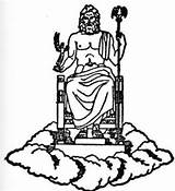 Zeus Greche Greek Greci Religione Divinita Kreta Stampare Dio Divinità Cronus Templi Spreekbeurt Template Zues Greca Kronos Olimpo Ognuno Onore sketch template