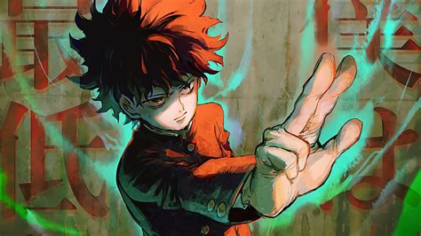 mob psycho   rage shigeo kageyama    wallpaper pc desktop