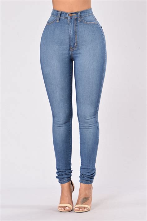 classic high waist skinny jeans medium  fashion nova