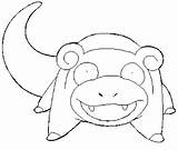Coloring Pokemon Slowpoke Slowbro Drawings Gif Previous sketch template