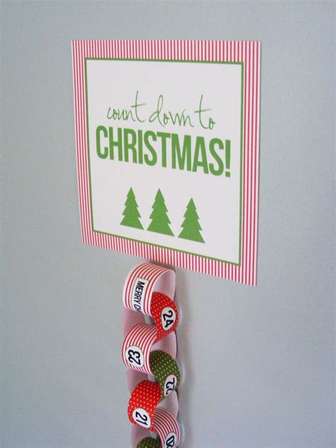countdown chain freebie toddler christmas christmas crafts