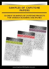 examples  college capstone papers    asked