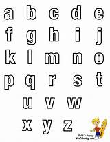 Alphabet Printables Chart Letters Lower Case Learning Printable Abc Letter Coloring Print Pages Kids Stencils Yescoloring Boys Classic sketch template