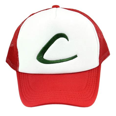 wholesale pcs anime cospaly hat pokemon ash ketchum visor cap costume