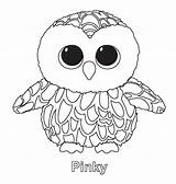 Beanie Coloring Boo Pages Ty Boos Printable Mario Pinky Para Owl Penguin Colouring Print Baby Babies Party Drawing Birthday Colorir sketch template