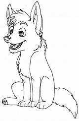 Wolf Coloring Pages Printable Baby Kids sketch template