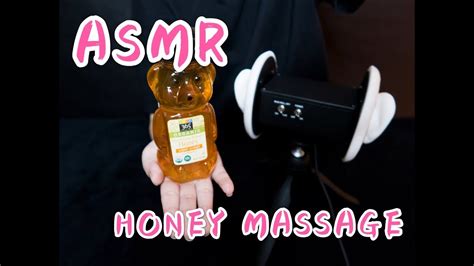 ♤asmr♤ear Massage With Honey🐻 Youtube