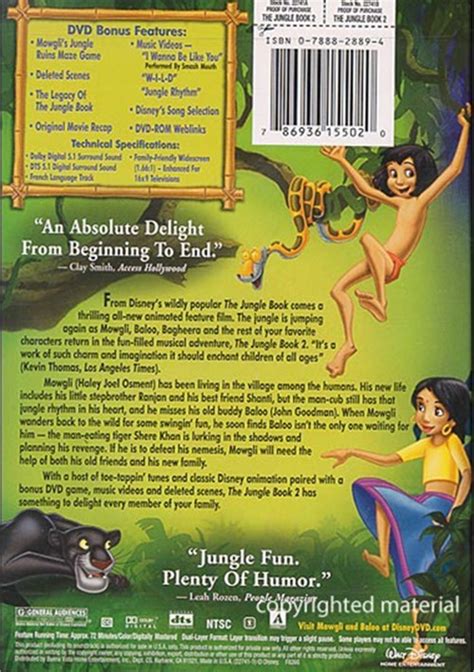 jungle book   dvd  dvd empire