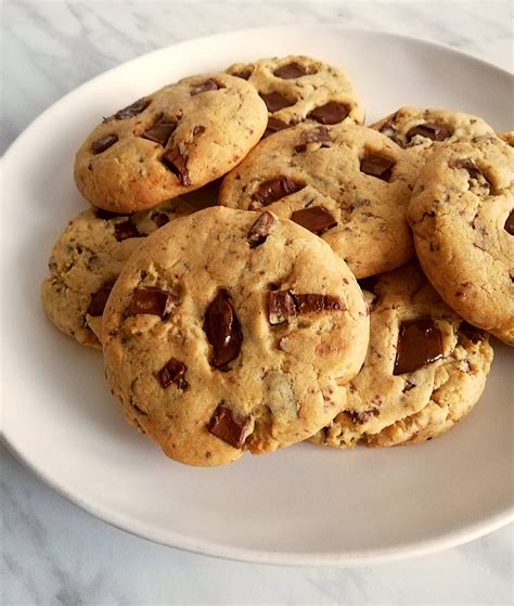 chewy chocolate chip cookies  eggs eats delightful