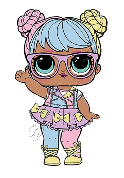 iron  transfer lol surprise doll dolls bon bon xcm ebay