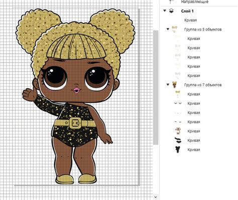 lol doll queen bee family svg eps ai  jpg png file cutting
