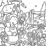 Coloring Garden Pages Flower Gardening Drawing Tools Gardens Colouring Kids Printable Flowers Color Clipart Girl Print Beautiful Easy Getdrawings Planting sketch template