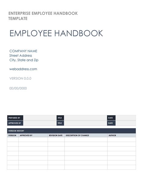 42 Best Employee Handbook Templates And Examples ᐅ Template Lab